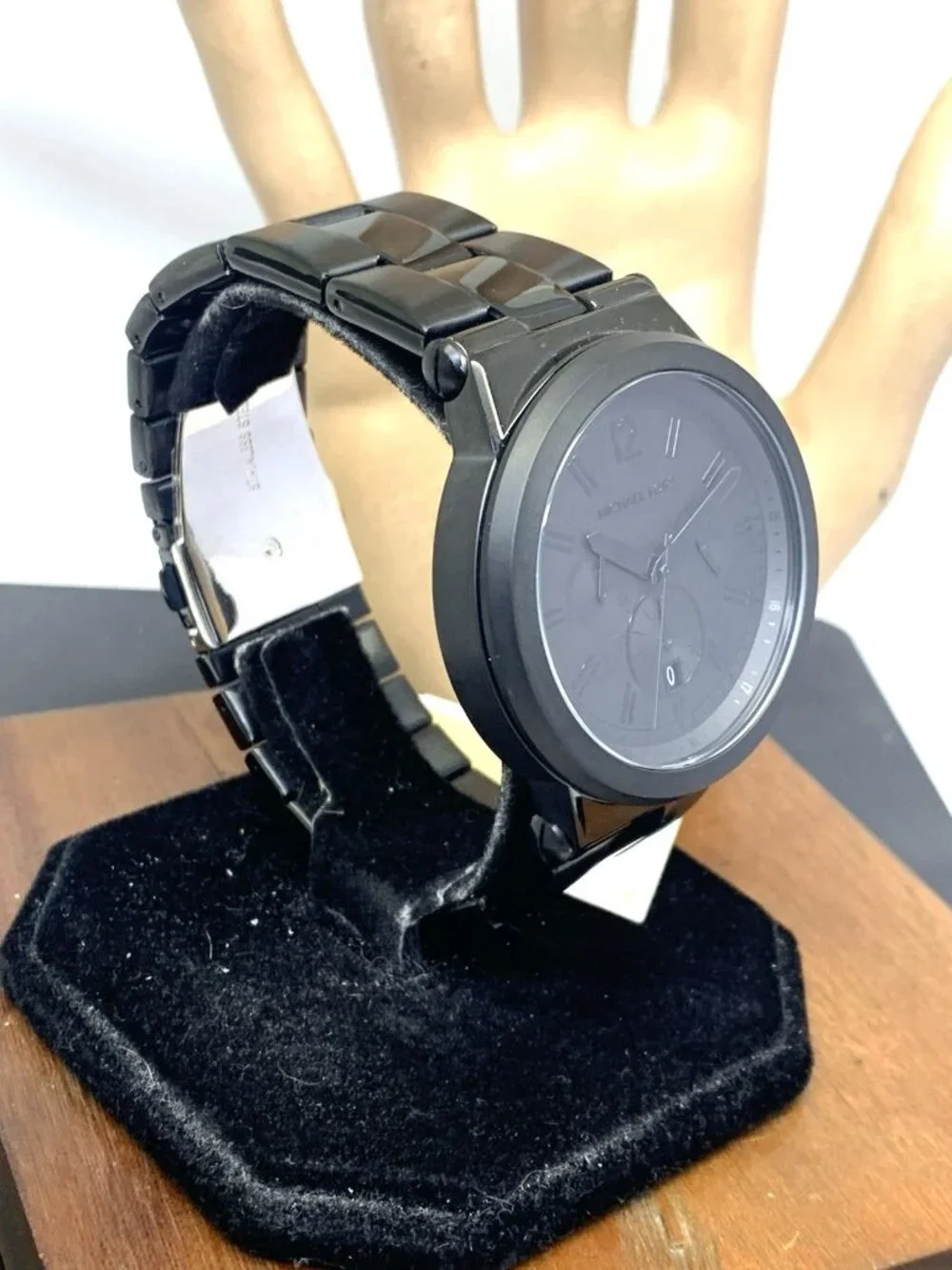 Michael Kors Men's Watch MK8279 Quartz Chronograph Black Dial Stainless Steel